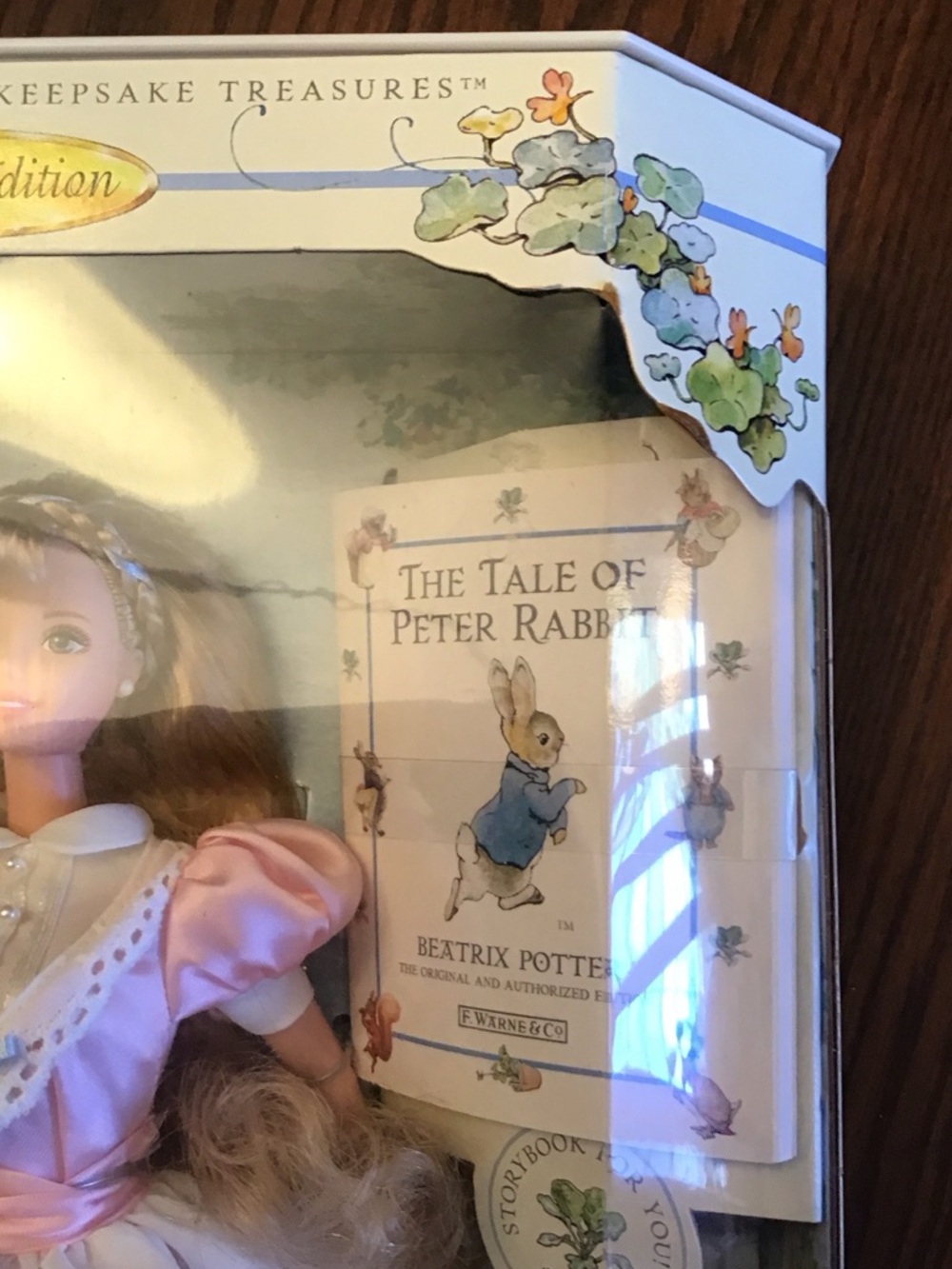 Barbie Collector Edition Pink Storybook Gown with Peter Rabbit Print - Picture 5 of 7